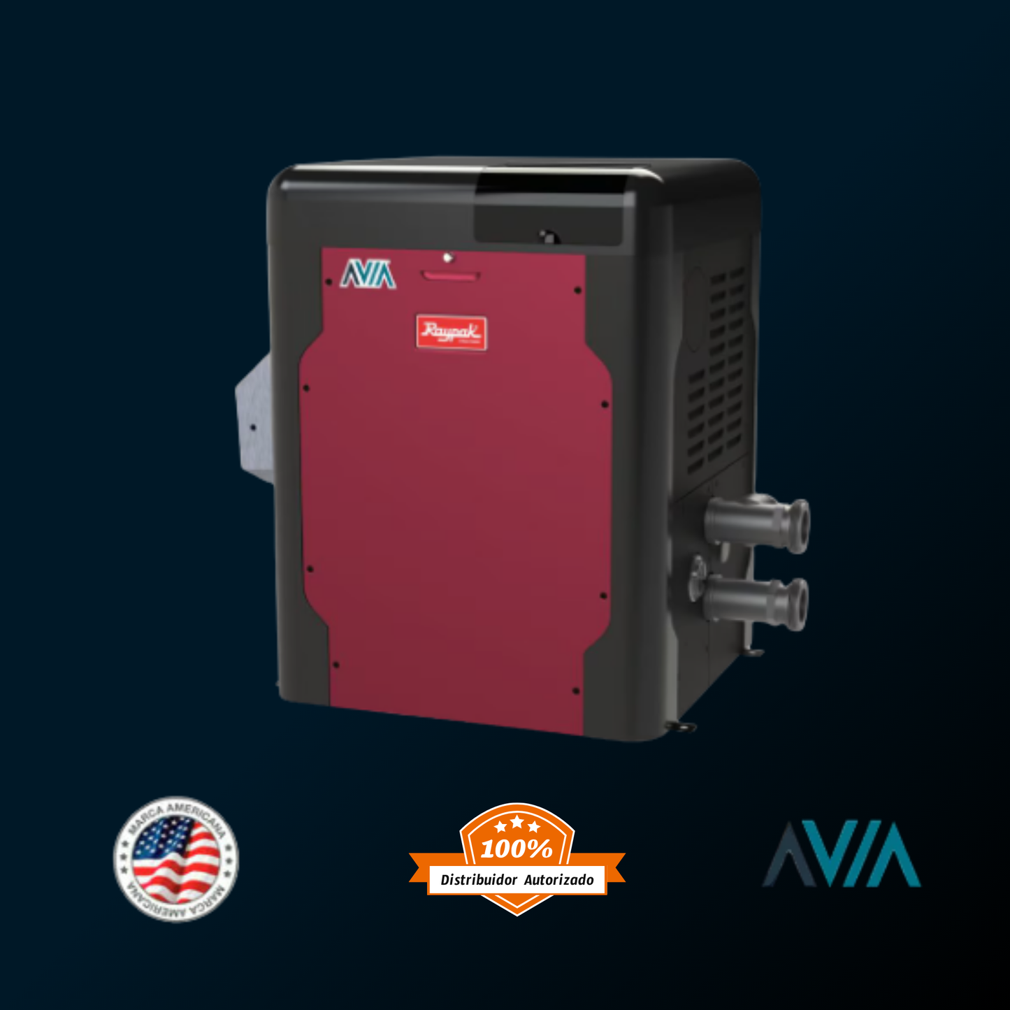 Climatizador para piscina Rheem 264.000 BTU