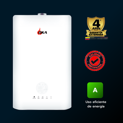 Calentador 20 litros tiro forzado automodulante Oka