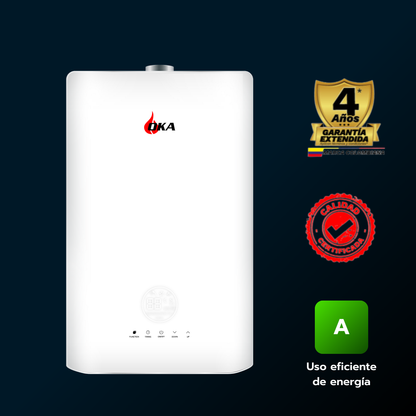 Calentador 16 litros tiro forzado automodulante Oka