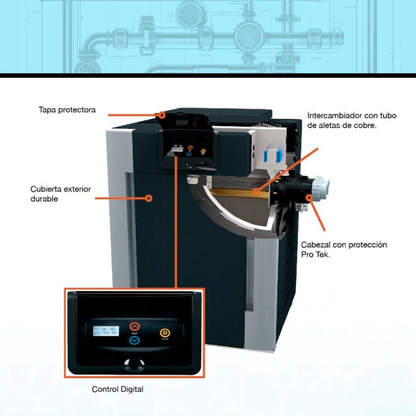 Climatizador para piscina Rheem 266.000 BTU