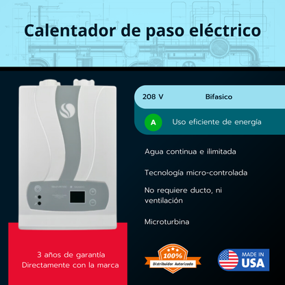 Calentador eléctrico 9 litros Smartec