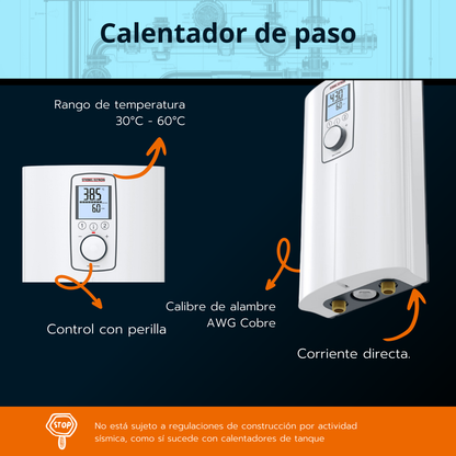 Calentador Stiebel Eltron 15 litros DCE Premium