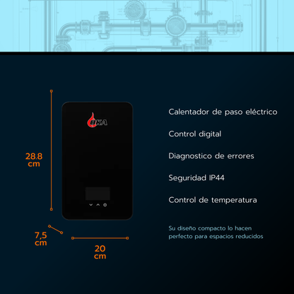 Calentador eléctrico 5 kW - Oka 220 v